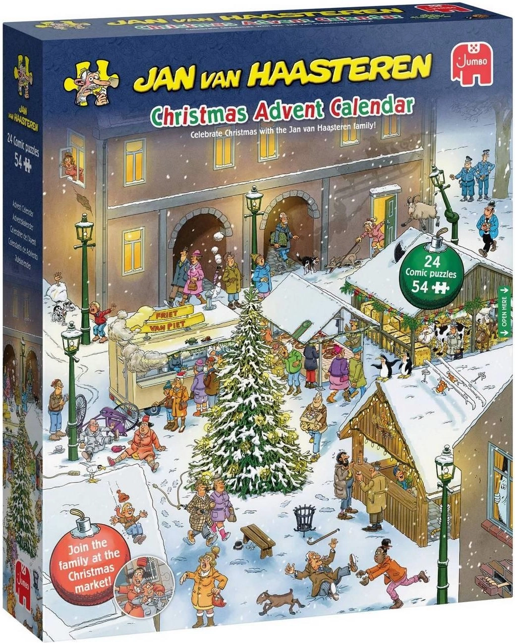 Jumbo Adventní kalendář s puzzle Jan van Haasteren