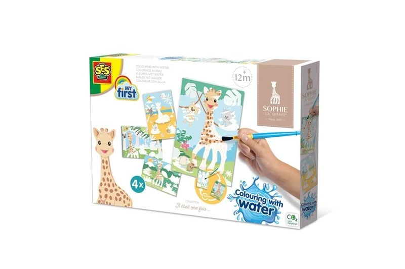 Ses Sophie la girafe kouzelné malování vodou