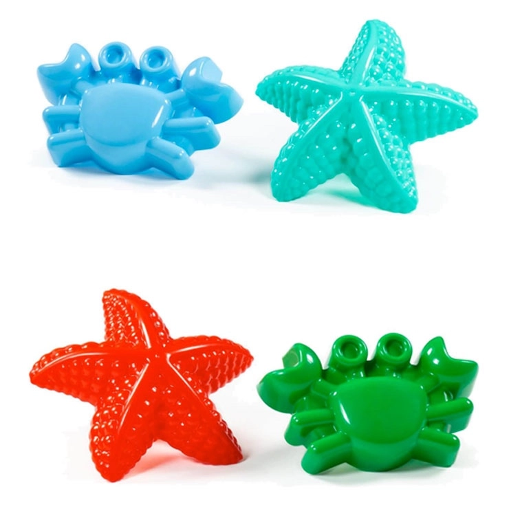 Plastové formičky do písku – mořské tvary, 2 ks