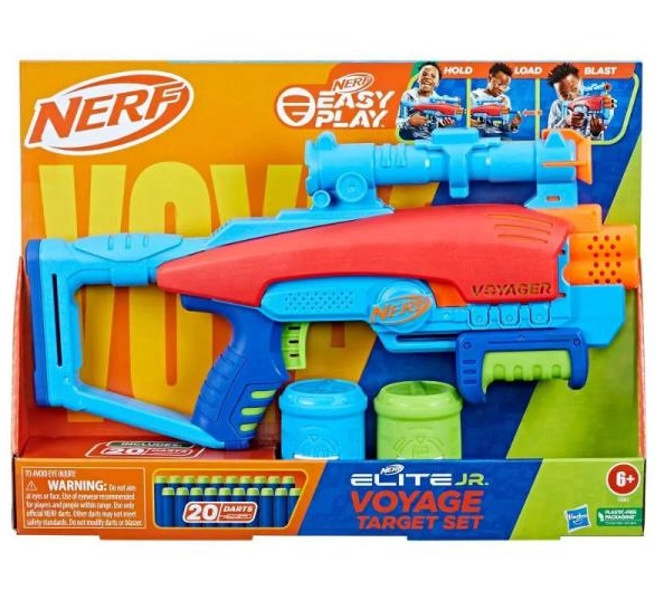 Levně Nerf Elite Junior Voyage Taget Set Sada s terčem F6361