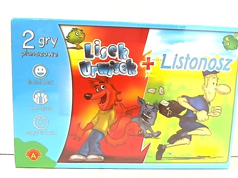 Lisek urwisek a Listonoš – sada 2 závodních deskových her