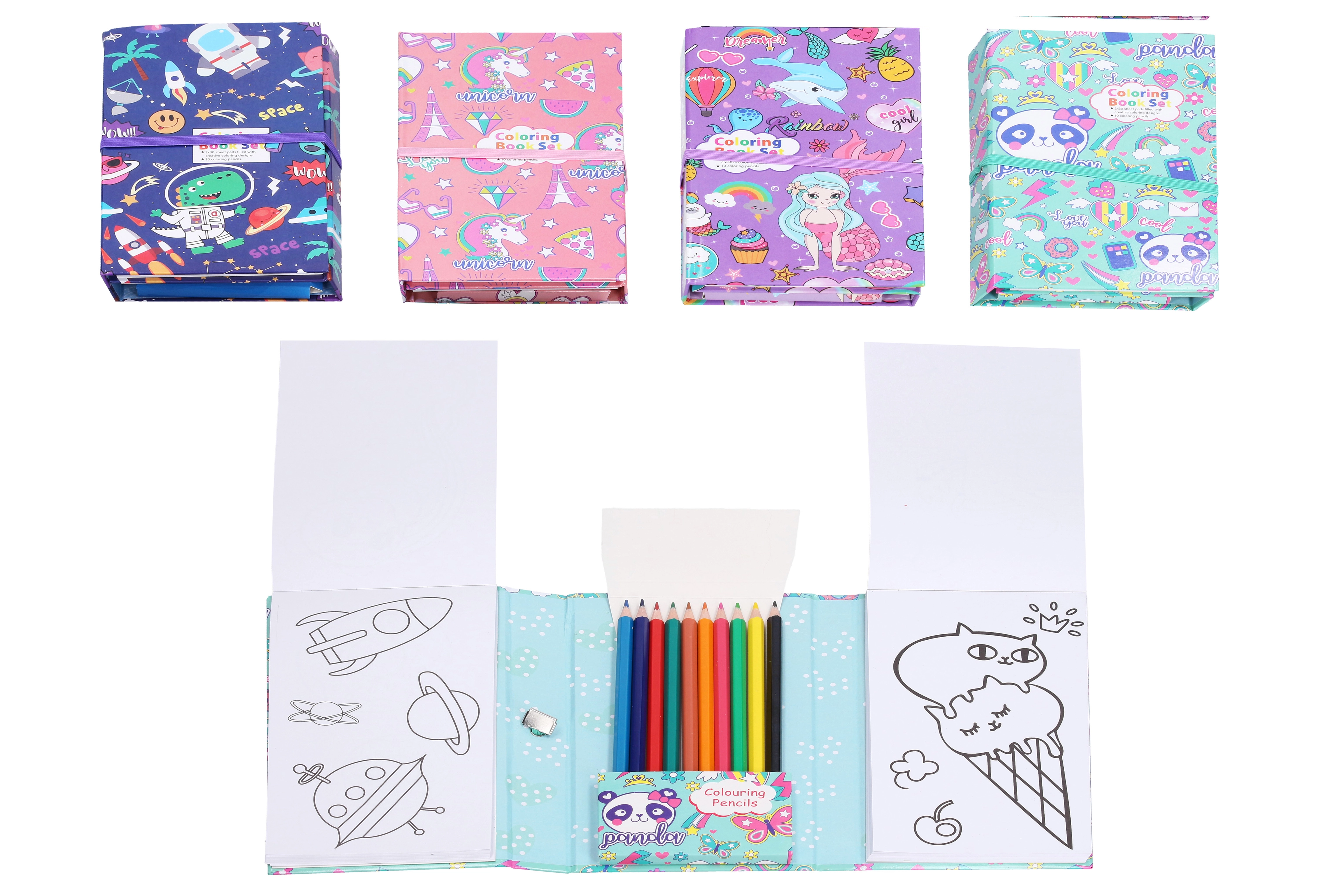 Levně omalovánky 2x30 listů s pastelky 947225