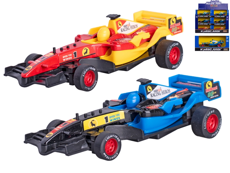 Kovový model formule 12 cm se zpětným chodem