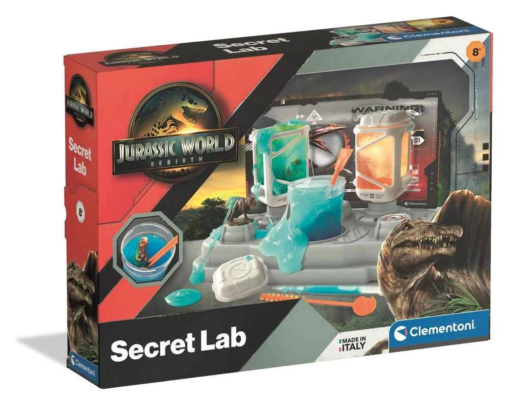 Clementoni laboratoř JURASSIC WORLD – kreativní vědecká sada pro děti
