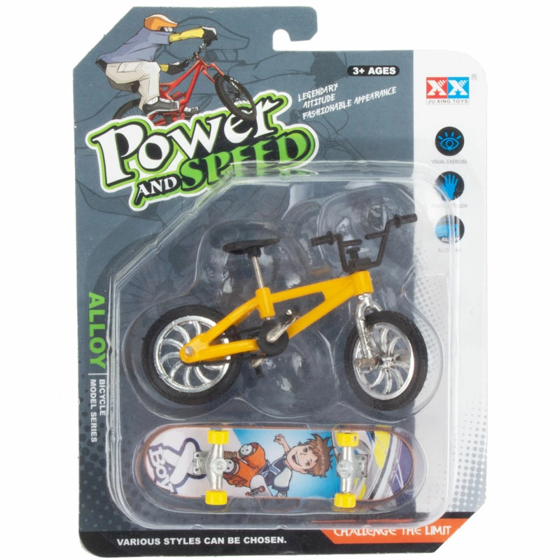 Levně Kolo a skateboard SPARKYS – miniaturní set pro kluky