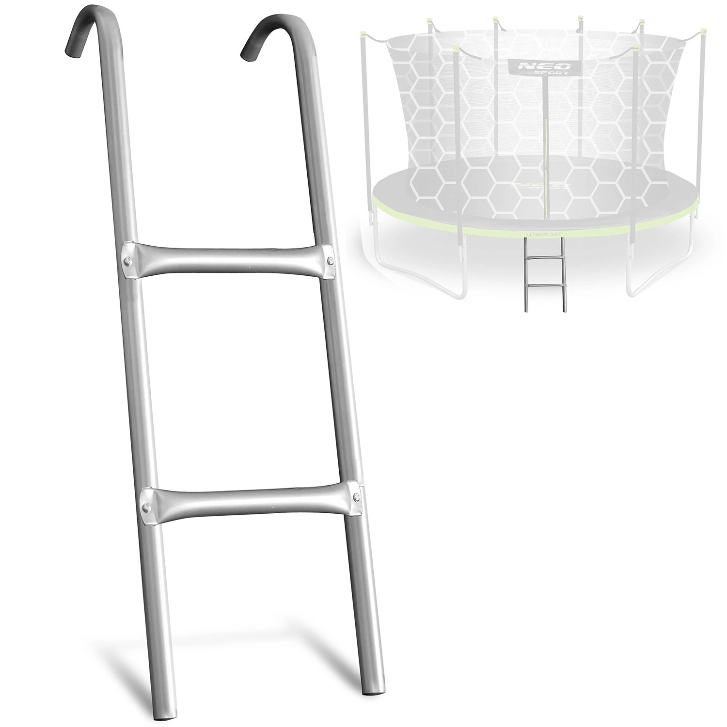 Neo-Sport dvoustupňový žebřík k trampolíně 10–14 ft