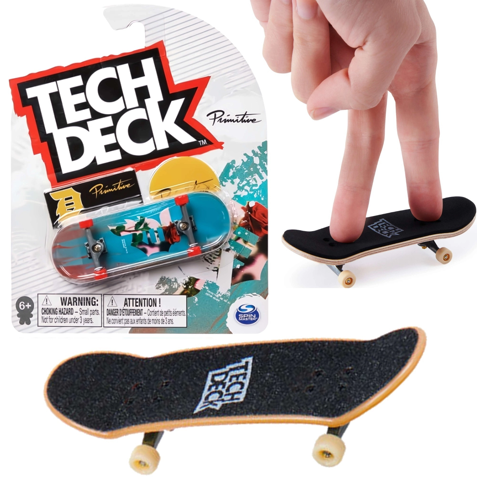 Tech Deck fingerboard PRIMITIVE s nálepkami