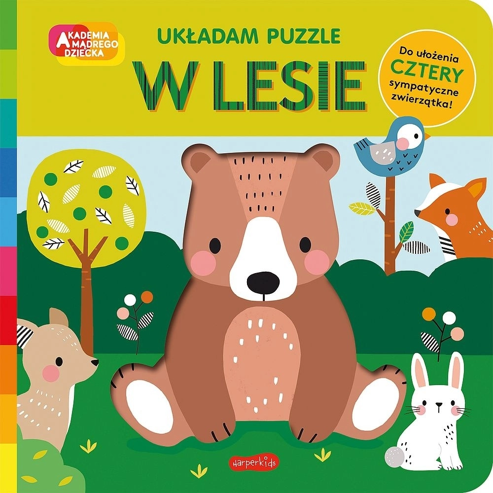 V lese – skládačky pro nejmenší (AKADEMIA MĄDREGO DZIECKA)