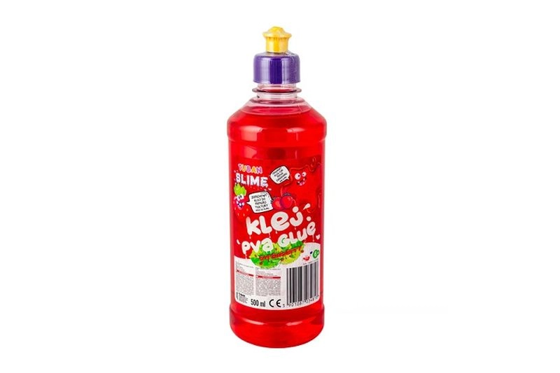 Tuban pva lepidlo na výrobu slizu jahoda červené 500 ml