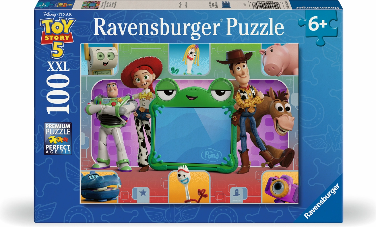 Levně Ravensburger puzzle Toy Story: Příběh hraček 5 XXL (100 dílků)