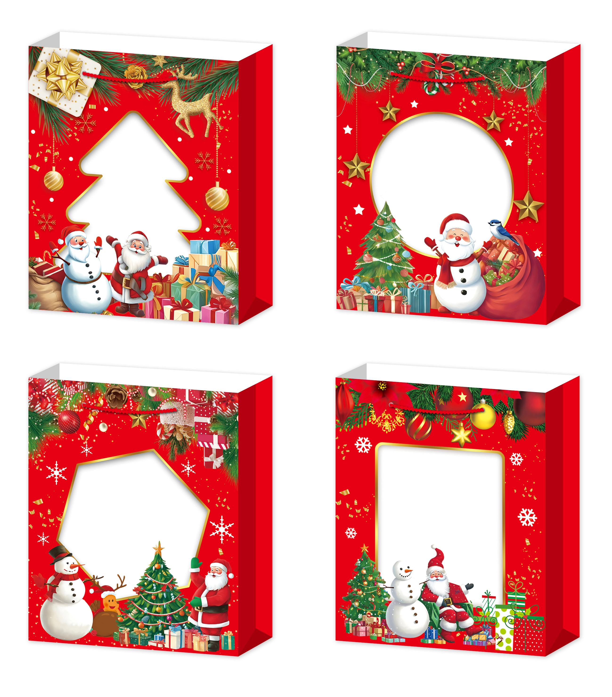 Dárková taška L – vánoční motiv