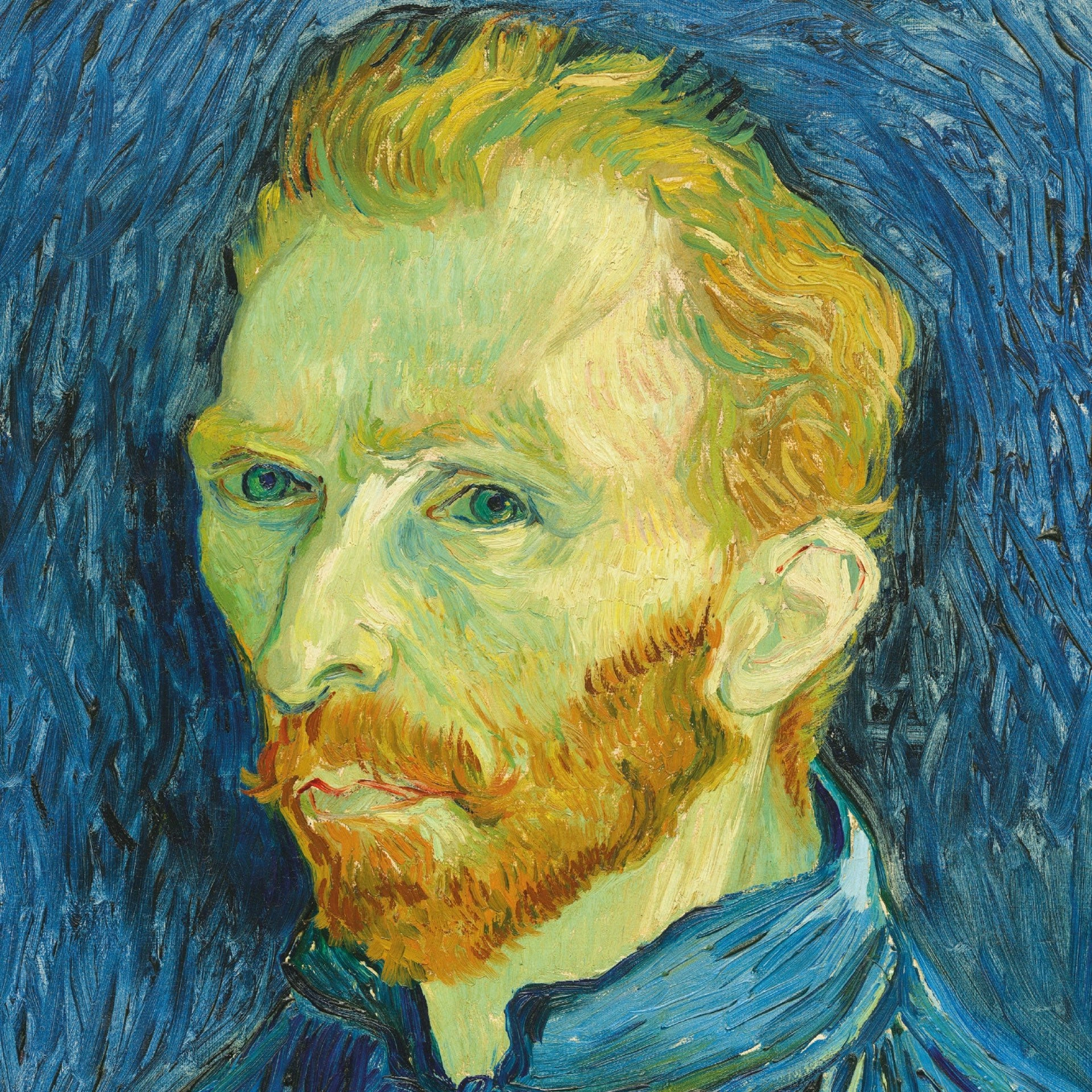 Čtvercové puzzle CURIOSI Q Art Autoportrét 66 dílků