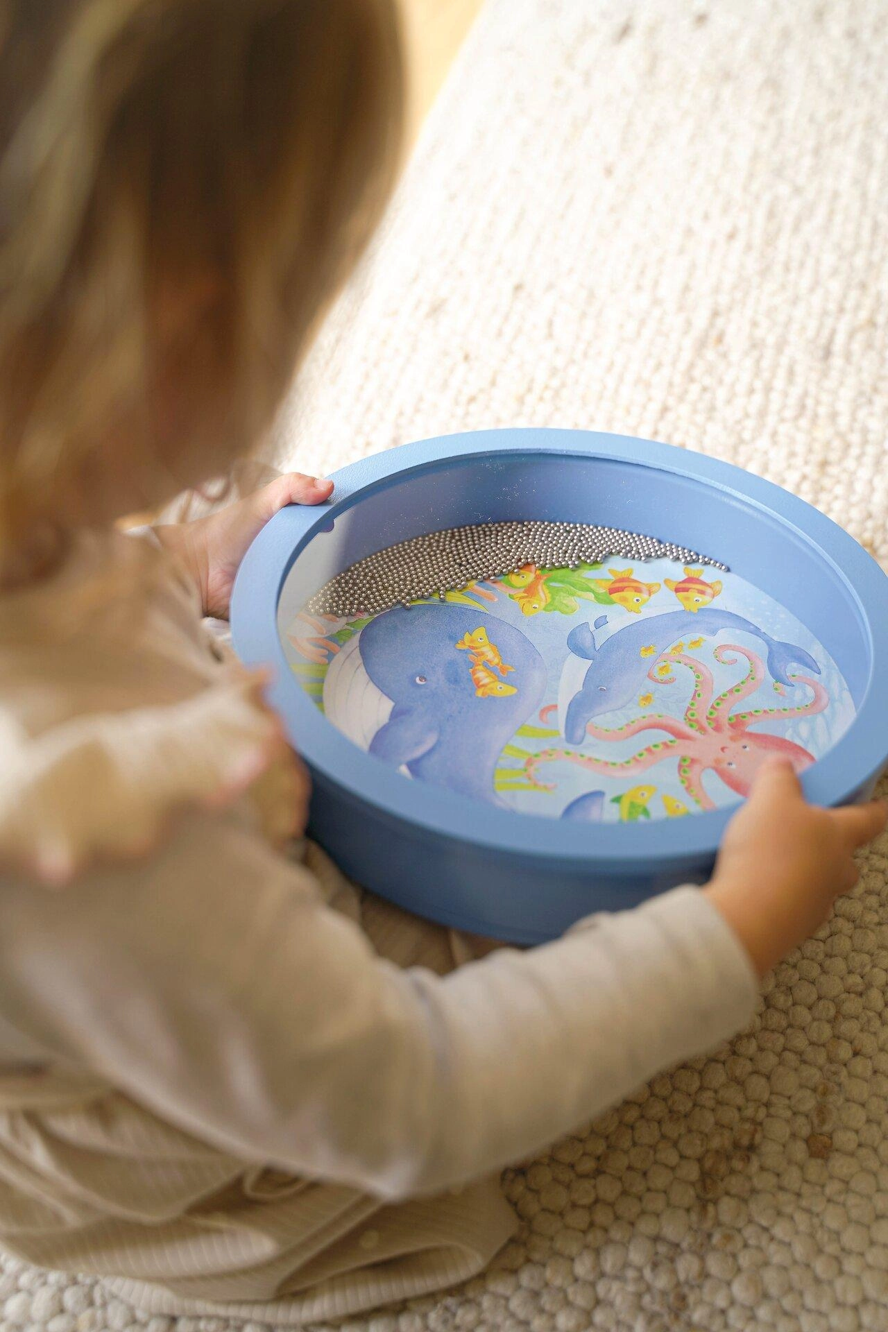 Hudba - Bubínek dřevěný, Šumění moře, 25cm (Goki)