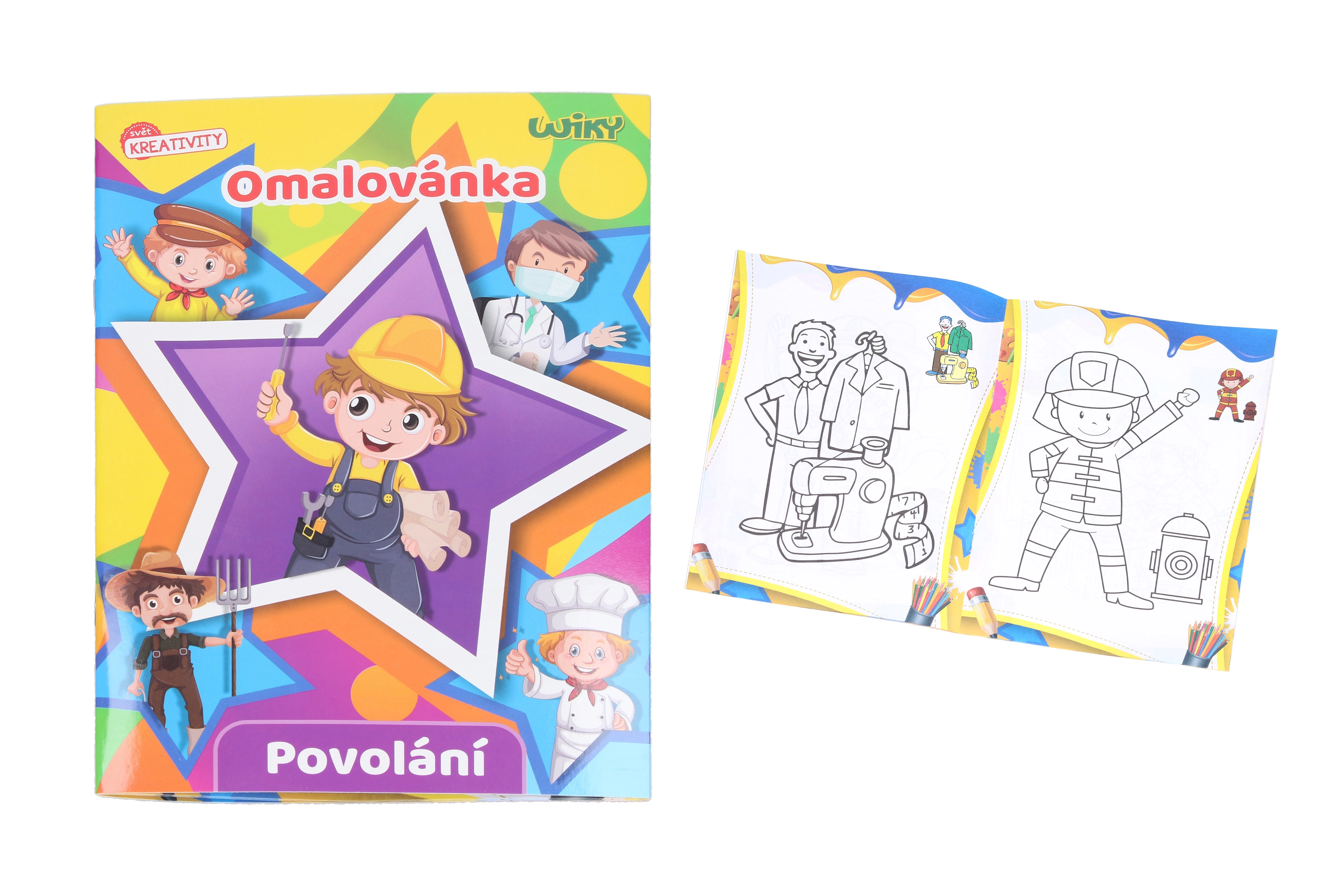 Omalovánky povolání – 12 stran