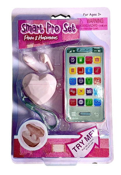 Dětský interaktivní smartphone se sluchátky a zvukem