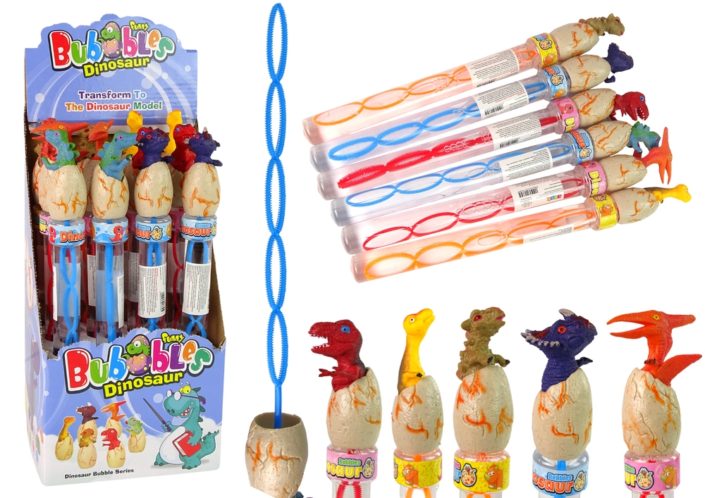 Mýdlové bubliny Dinosauři 34 cm Různé barvy