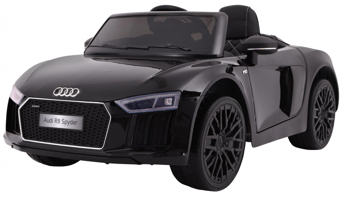 Levně Dětské elektrické autíčko Audi R8 Spyder černé