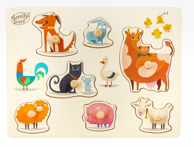 Smily Play SPW83804 puzzle se zvířaty