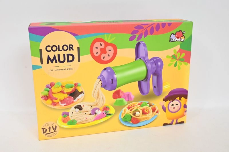 Color Mud DIY handmade sada modelíny s lisem na těstoviny