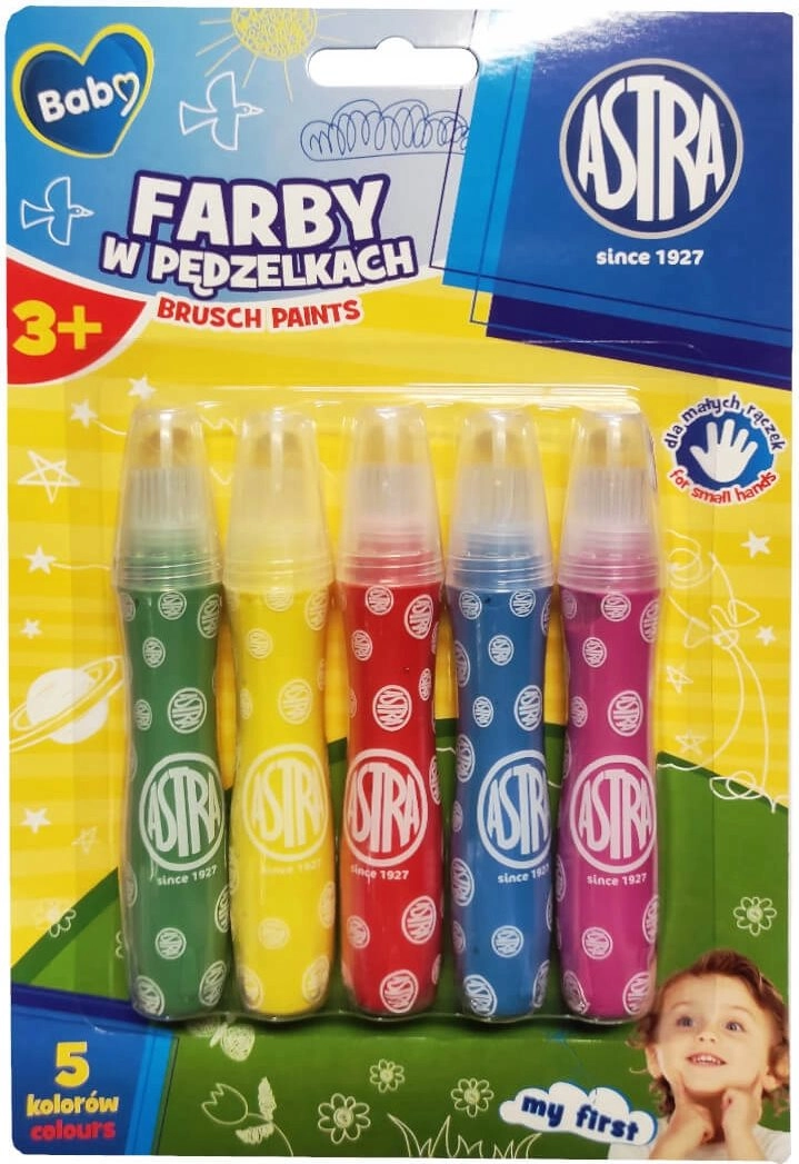 ASTRA Barvy ve štětcích, 5 ks