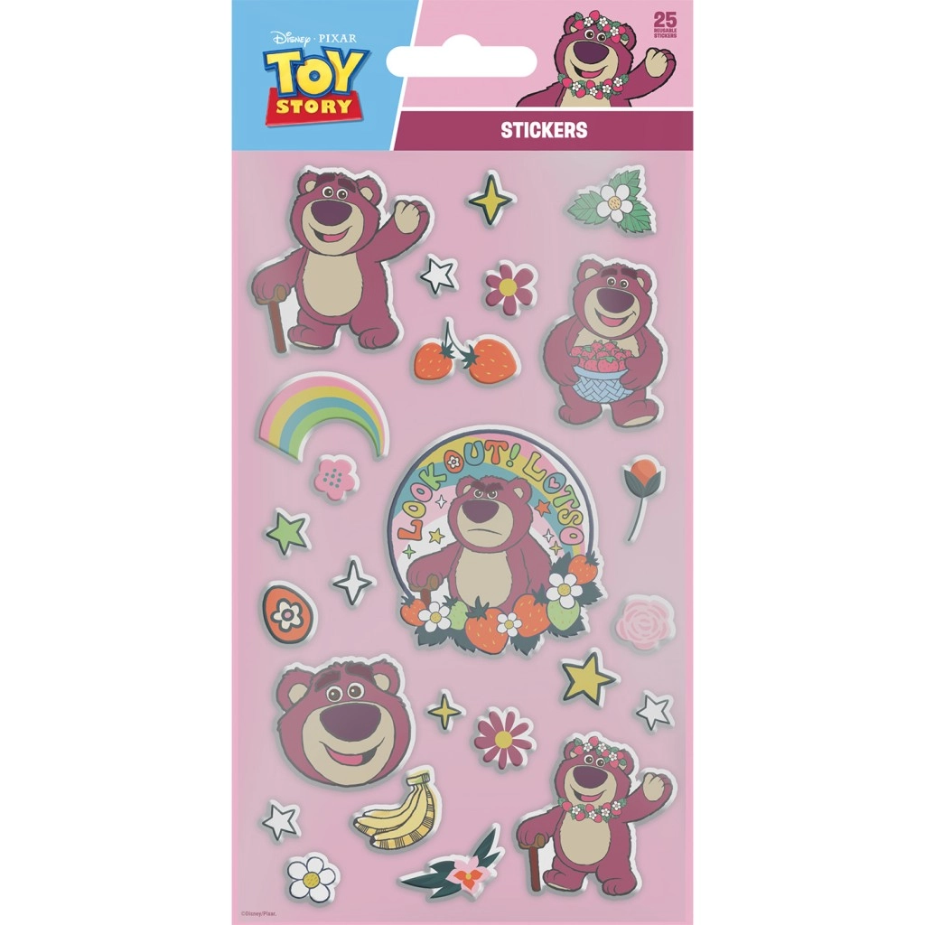 Lotso 3D samolepky TOY STORY