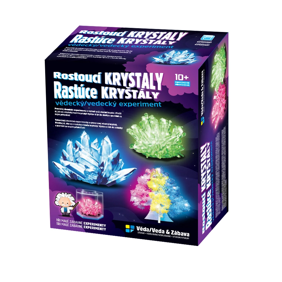 Levně Sada na pěstování krystalů pro děti