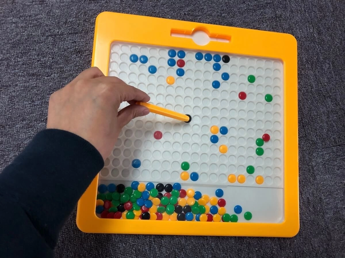 Magnetická tabule MagPad Dots – žlutá