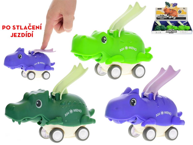 Jezdící dinosaurus 15 cm pro děti