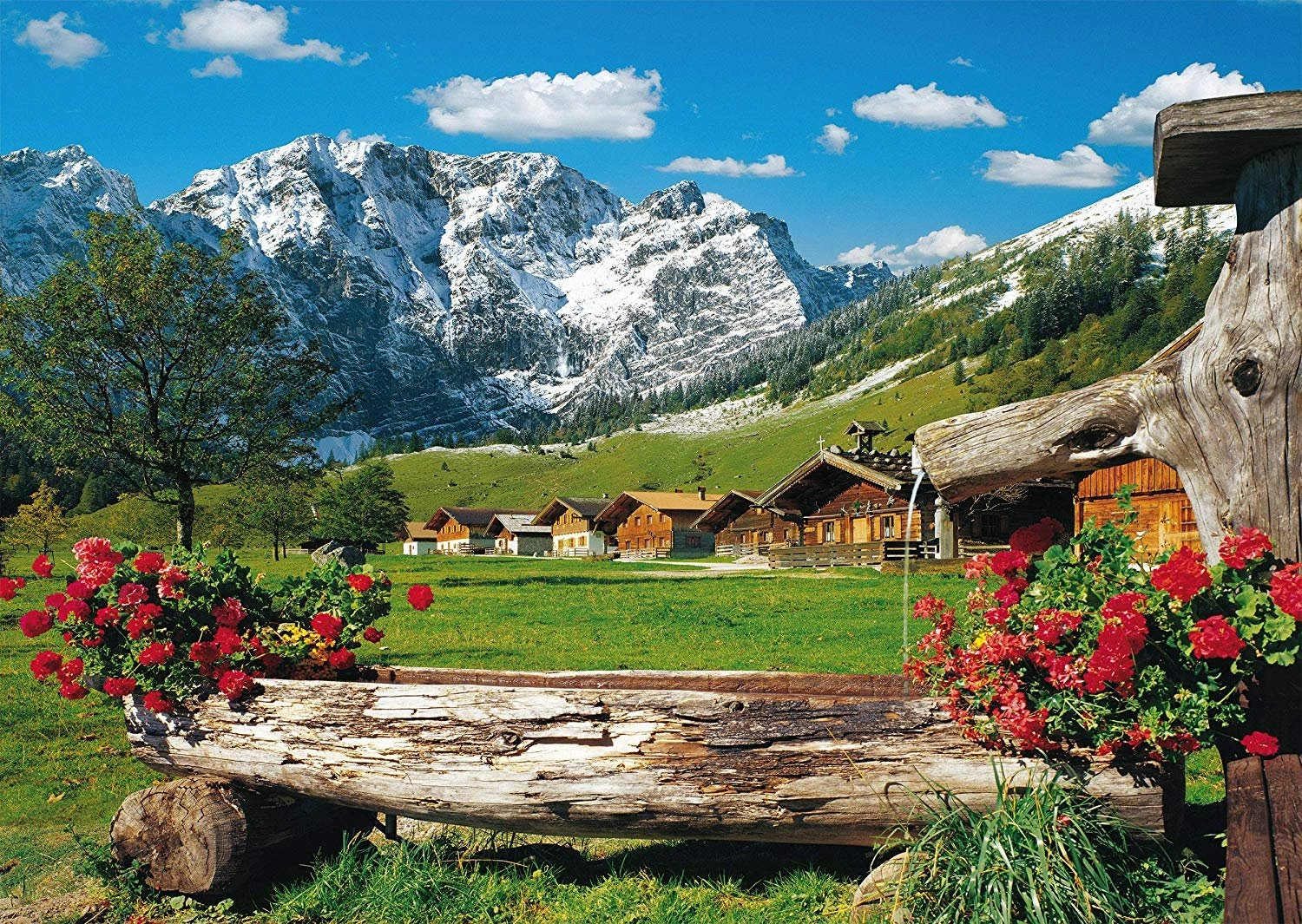 Schmidt puzzle horský ráj 1000 dílků