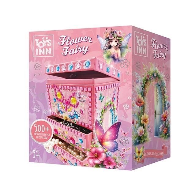Dekorativní šperkovnice Flower Fairy Bellisa – kreativní mozaiková sada pro děti