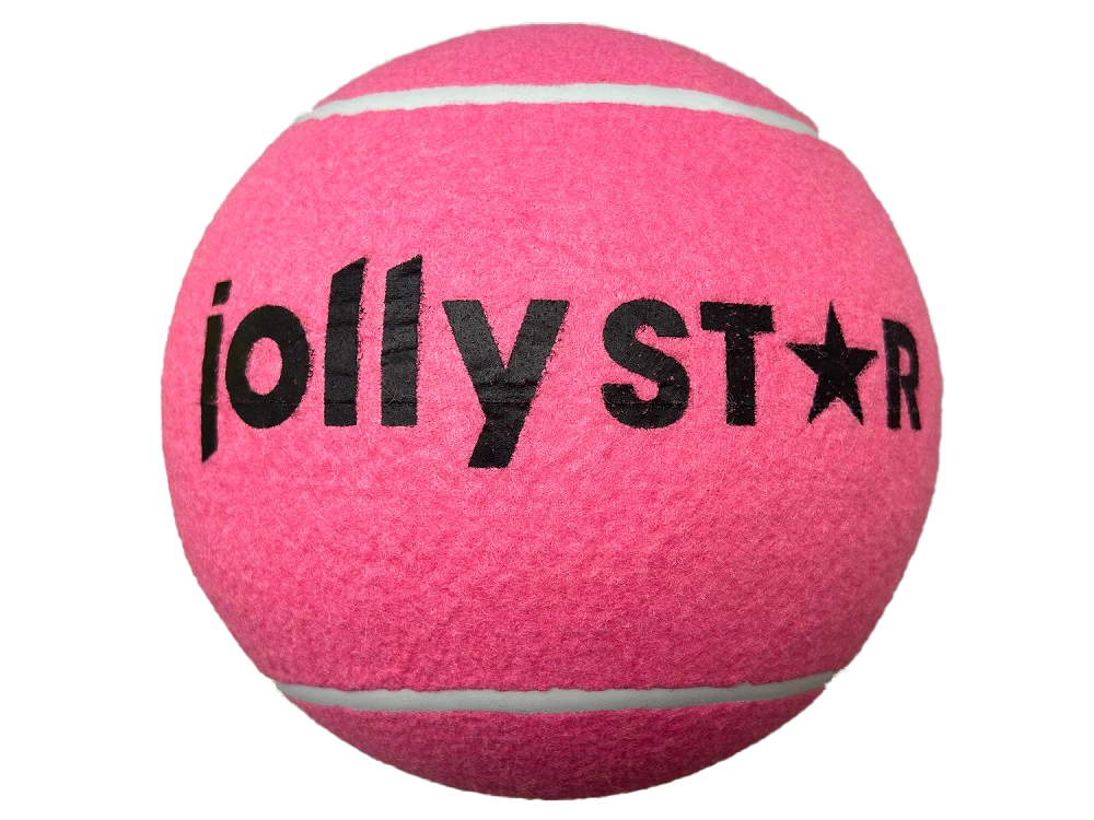 Tenisový míček XXL JollyStar 23 cm růžový