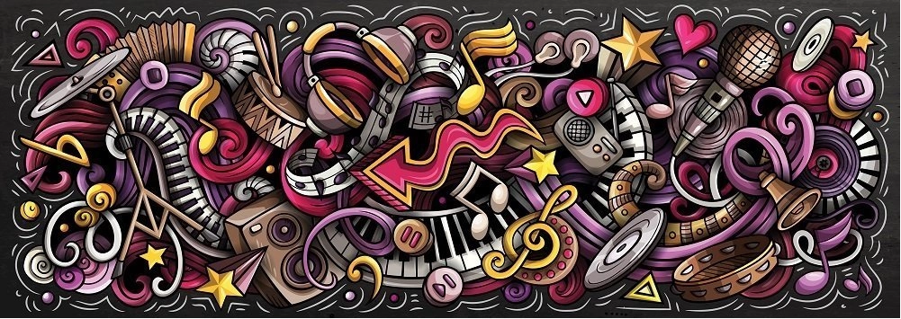 ART PUZZLE Panoramatické puzzle Prvky rytmu 1000 dílků