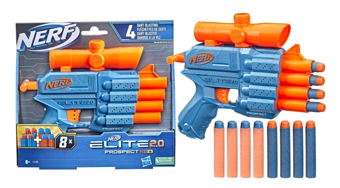 Nerf Elite 2.0 Prospect QS 4 pistolový blaster