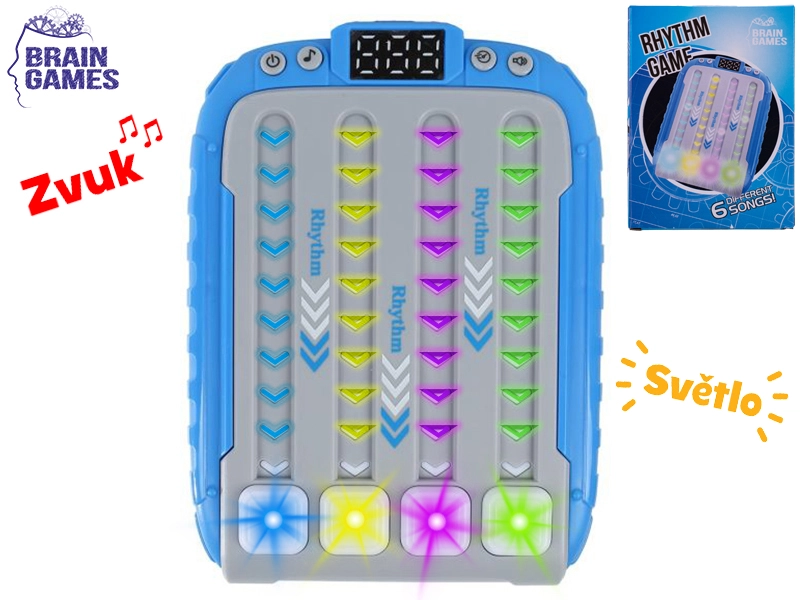 Rytmická hra Brain Games pro děti 15 cm