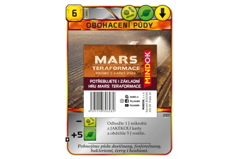 Mars: teraformace – promo balíček 2024 (5 karet)