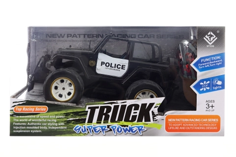 LAMPS Truck Super Power JEEP R/C Auto policejní na dálkové ovládání 1:16