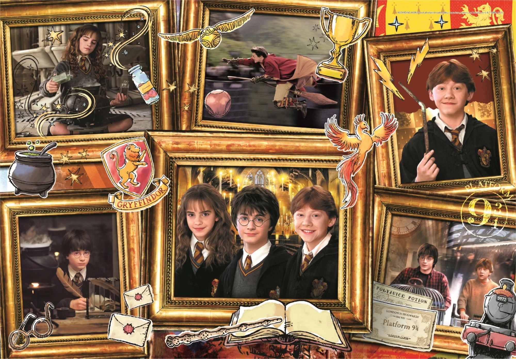 Levně CLEMENTONI Harry Potter 180 dílků