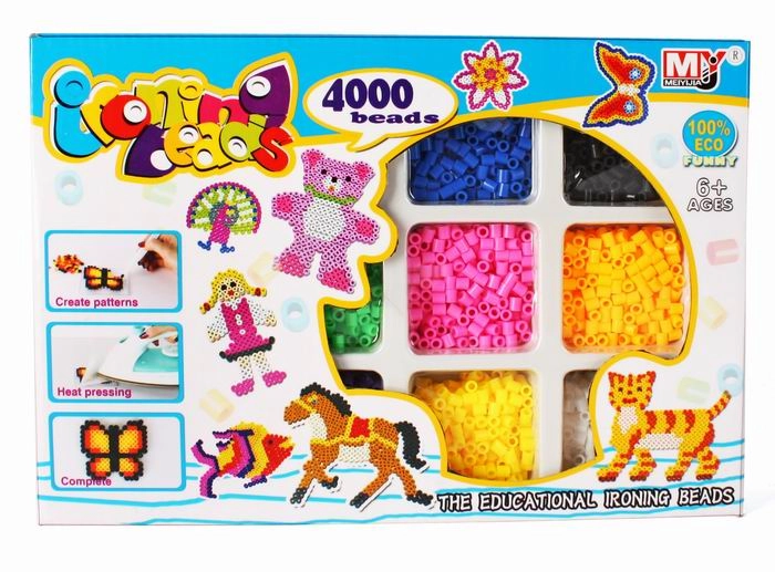 Žehlicí korálky 4000 ks – 100% eco