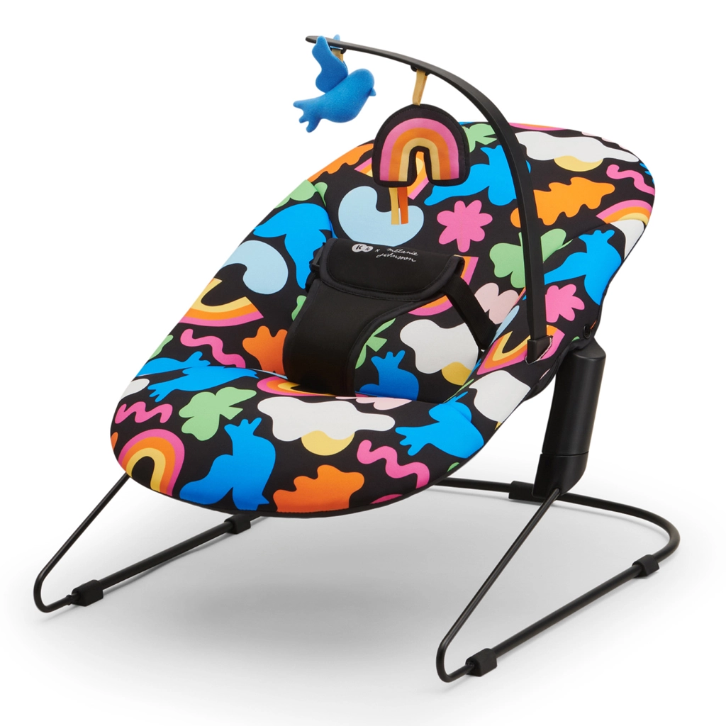 Levně Kinderkraft houpací lehátko Calmee Happy Shapes, 0m+, do 9 kg