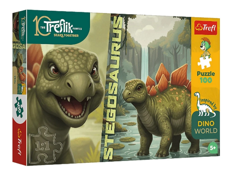 Puzzle InspiredByDinoWorld stegosaurus 100 dílků