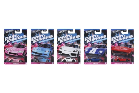 Hot Wheels tematická autíčka Rychle a zběsile 1:64