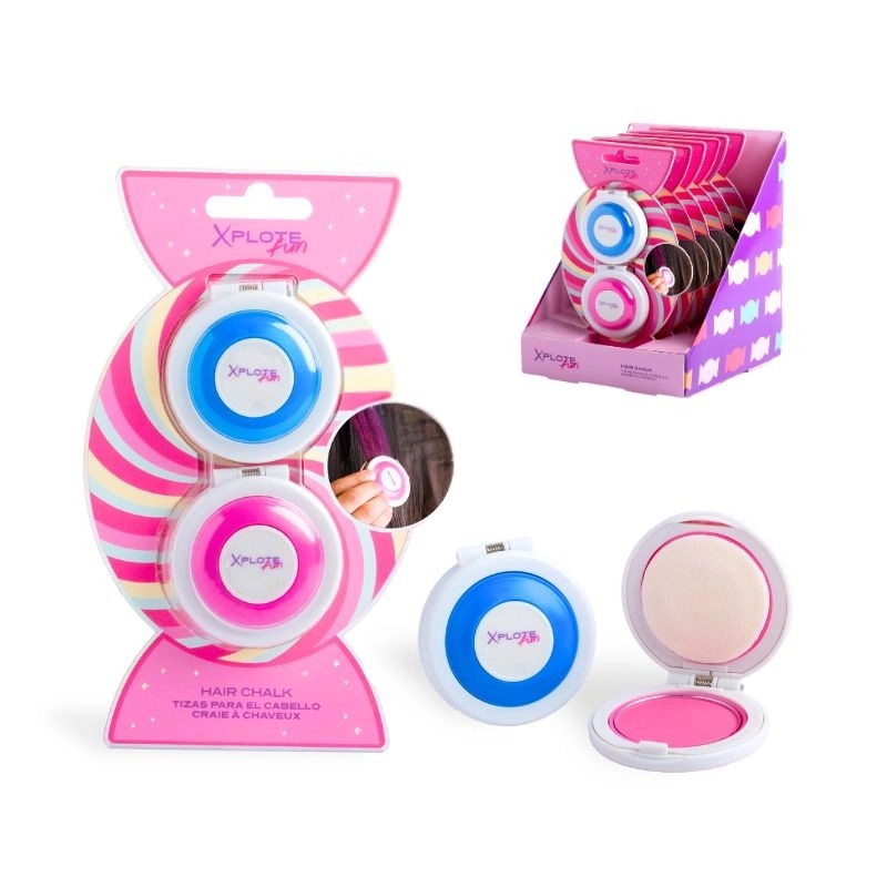 Křídy na vlasy Sweet Candy (2 barvy) - 1 kus