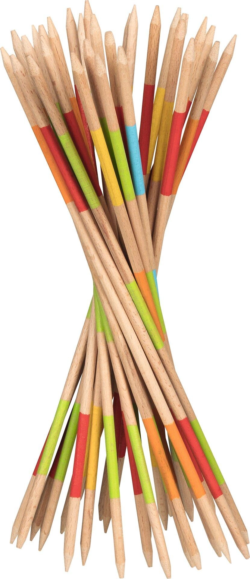 Společenská hra - Mikádo dřevěné, 18cm (Goki)