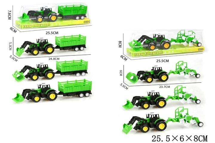 Dětský traktor s přívěsem