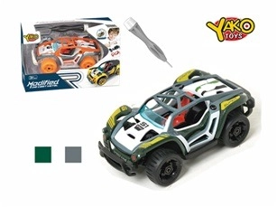 Levně Hm Studio Šroubovací auto pull back 1:32 oranžové