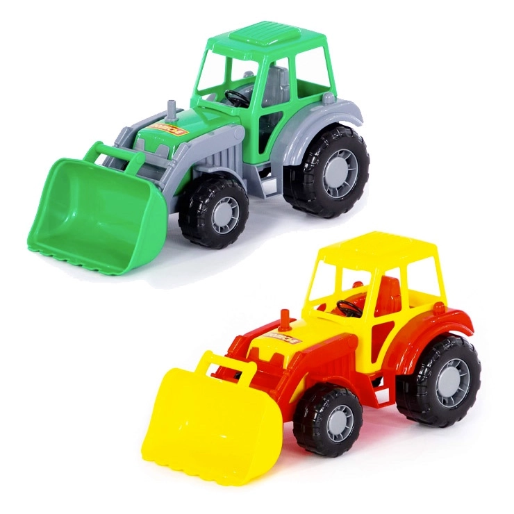 Plastový traktor s čelním nakladačem Altaj