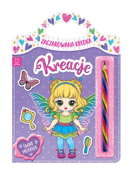 Levně Zázračná pastelka: svět modelek – kreativní omalovánky a samolepky