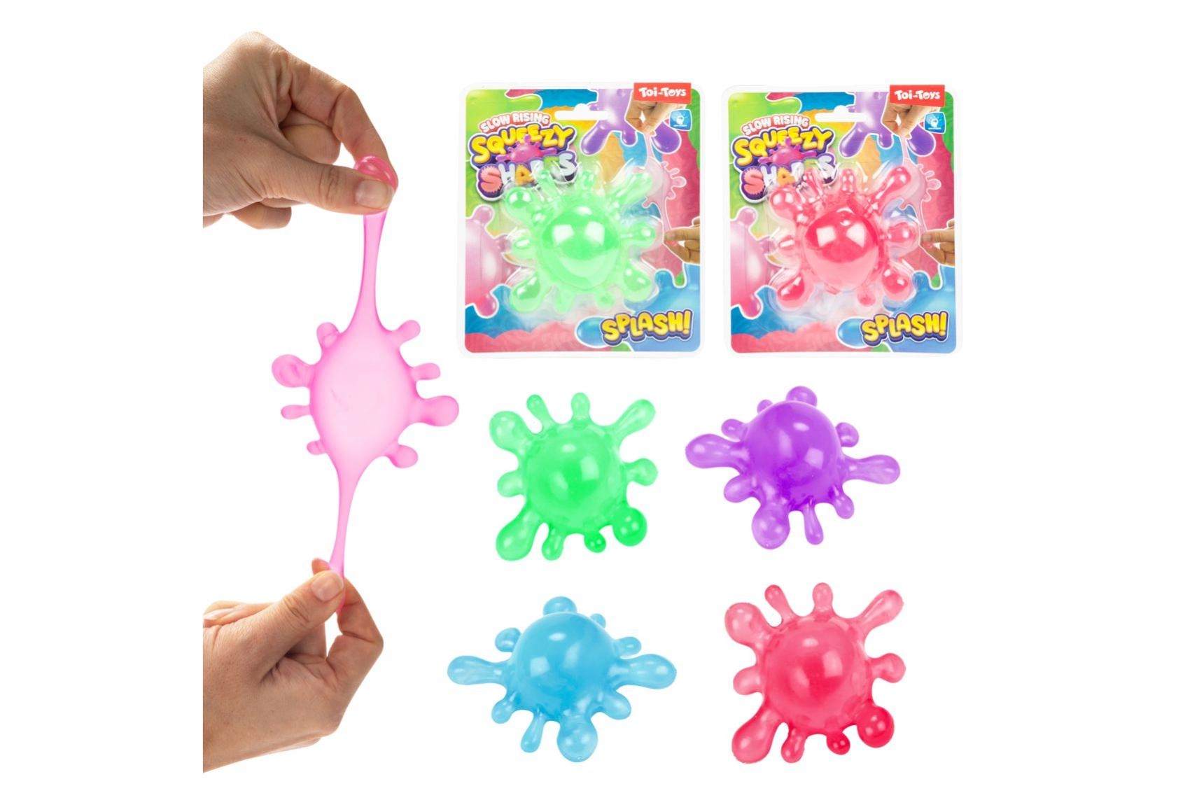 Toi-Toys antistresová natahovací silikonová kaňka ve 4 barvách