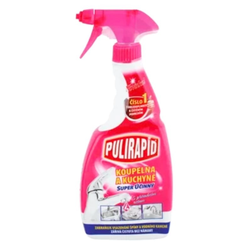 Pulirapid koupelna a kuchyně s přírodním octem 500 ml