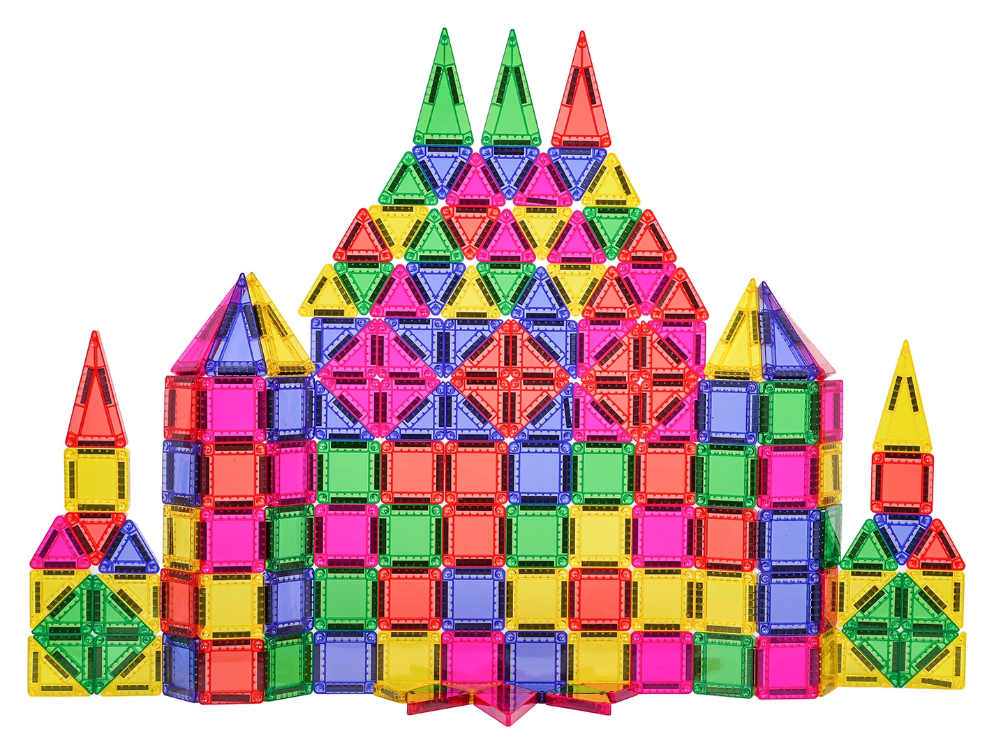 Barevná magnetická stavebnice 150 dílů